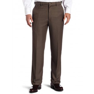 Men's  Hidden Expandable-Waist Plain-Front Pant 