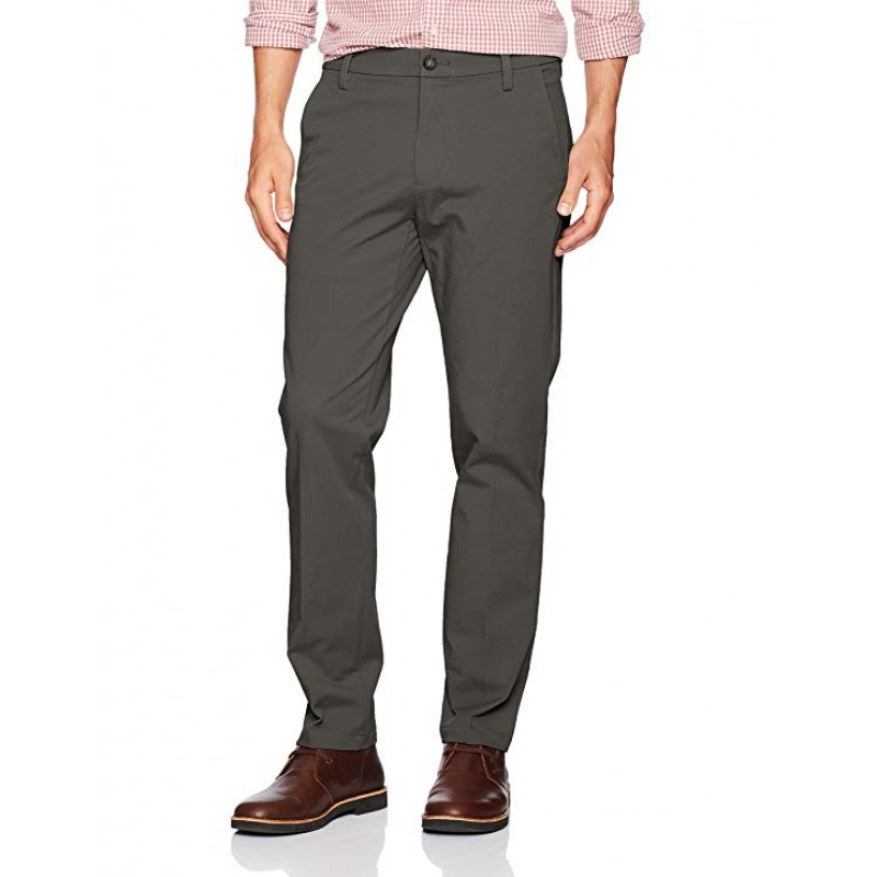 Men's Slim Tapered Fit Workday Khaki Pants Men's Slim Tapered Fit Workday Khaki Pants