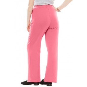 Woman Within Women's Plus Size 7-Day Knit Wide Leg Pant